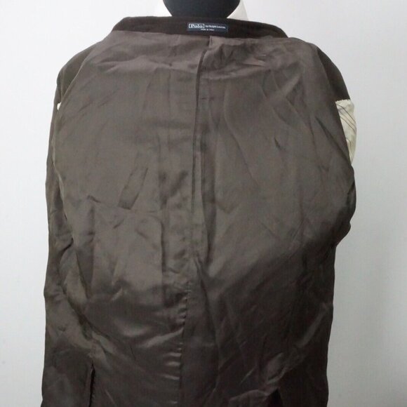 Polo by Ralph Lauren x Corneliani Brown 100% Cashmere Sport Coat Jacket Sz 46R - Picture 6 of 8
